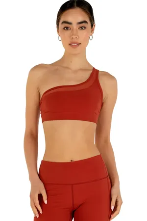Rebody Active On Duty Mesh One Shoulder Silkiflex Bra in at Nordstrom, Size Medium