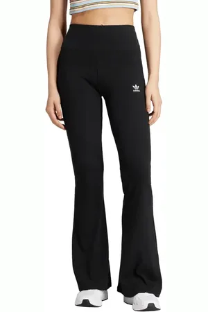 adidas Trefoil Essentials Rib Flare Leggings in at Nordstrom, Size X-Large