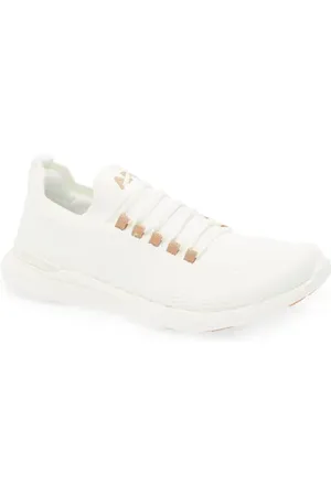 APL Athletic Propulsion Labs TechLoom Breeze Knit Running Shoe in Ivory /Gum at Nordstrom, Size 11