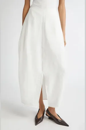 Totême Semisheer Silk Blend Parachute Maxi Skirt in at Nordstrom, Size 2 Us