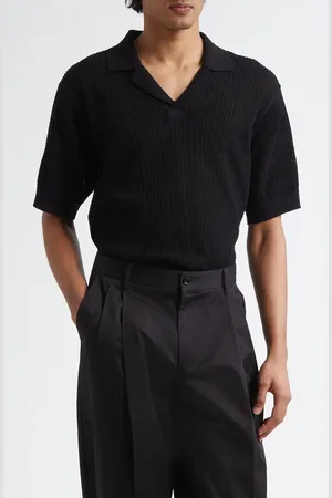 Dolce & Gabbana Ribbed Polo Sweater in at Nordstrom, Size Small