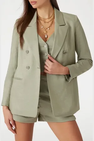 Guess Camille Perfect Satin Blazer in at Nordstrom, Size X-Small