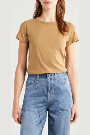 RAG&BONE The Slub Organic Pima Cotton T-Shirt in at Nordstrom, Size Xx-Small