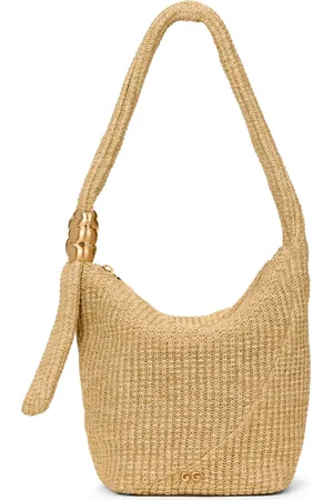 Cult Gaia Farah Raffia Shoulder Bag in at Nordstrom