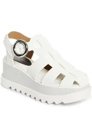 Stella McCartney Elyse Wedge Fisherman Sandal in at Nordstrom, Size 6.5Us