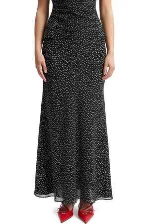 Bardot Monroe Polka Dot Maxi Skirt in at Nordstrom, Size 2