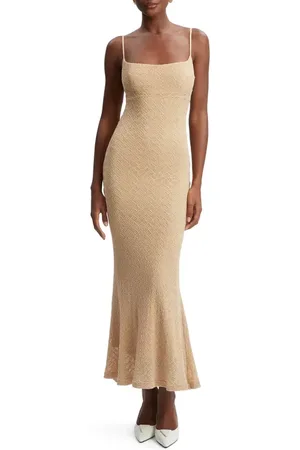 Bardot Adoni Lace Midi Slipdress in at Nordstrom, Size 8