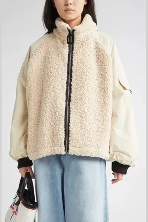J.W.Anderson Colorblock Mixed Media Track Jacket in at Nordstrom, Size Large