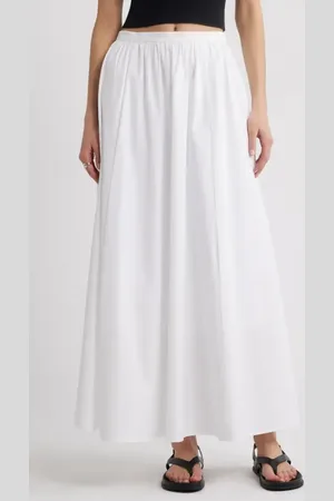 Open Edit Cotton Poplin Maxi Skirt in at Nordstrom, Size X-Small
