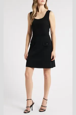 Ming Wang Sleeveless Knit Sheath Dress in at Nordstrom, Size Medium