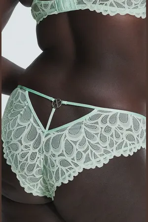 Savage X Fenty Savage Not Sorry Lace Cheeky Panties in at Nordstrom, Size 1X