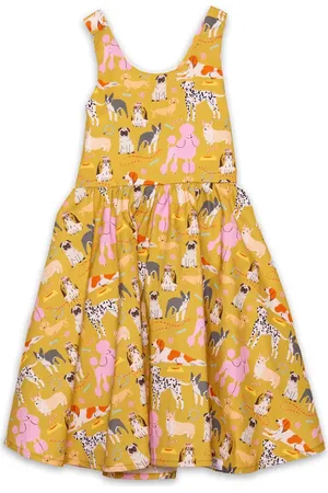 Worthy Threads Girls Cross Back Woven Dress in at Nordstrom, Size 5