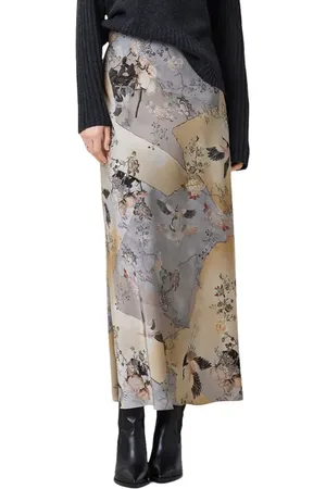 AllSaints Bryony Maxi Slipskirt in at Nordstrom, Size 0 Us