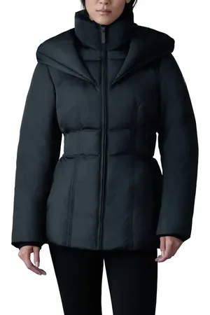 Mackage Alana Tech Water Repellent 750 Fill Power Down Jacket in at Nordstrom, Size Medium