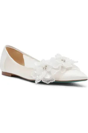 Betsey Johnson Gray Pointed Toe Flat in at Nordstrom, Size 6.5