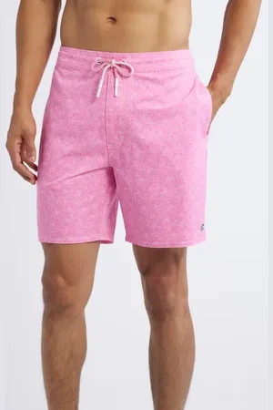 Johnnie-o Tickled Pink Swim Trunks in at Nordstrom, Size X-Large