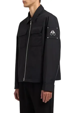 Moose Knuckles Jacques Water Repellent Shirt Jacket in at Nordstrom, Size Large