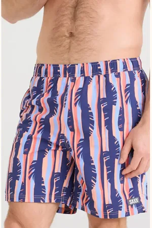 SAXX Go Coastal 2-in-1 Volley 7-Inch Swim Trunks in at Nordstrom, Size Small