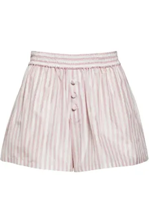 Tanner Fletcher Gender Inclusive Winne Stripe Boxer Shorts in at Nordstrom, Size Small