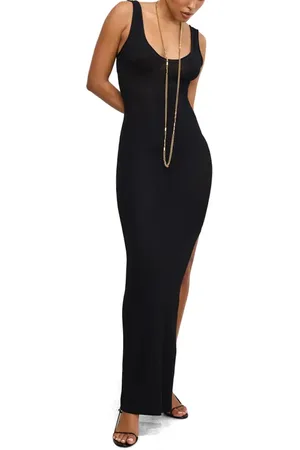 GOOD AMERICAN Stretch Rib Maxi Dress in at Nordstrom, Size X-Large