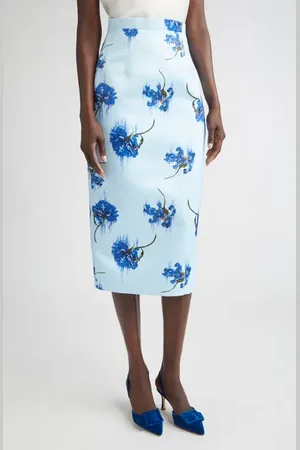 EMILIA WICKSTEAD Lorelei Floral Pencil Skirt in at Nordstrom, Size 2 Us