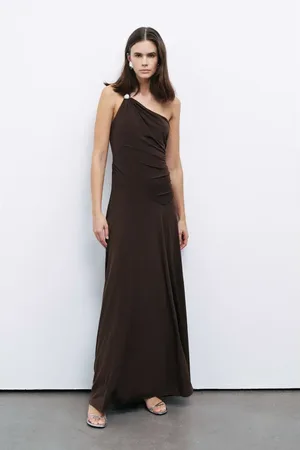 Nocturne One Shoulder Maxi Dress in at Nordstrom, Size Medium