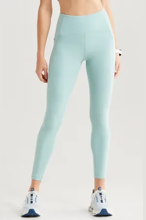 Zella Studio Luxe High Waist Pocket 7/8 Leggings in at Nordstrom, Size Small