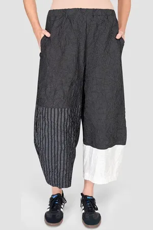 Alembika Patchwork cropped oval silhouette pants in at Nordstrom, Size X-Small