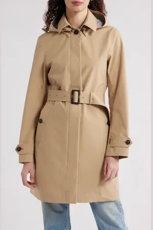 save the duck Jackie Water Resistant Raincoat with Removable Hood in at Nordstrom, Size 2