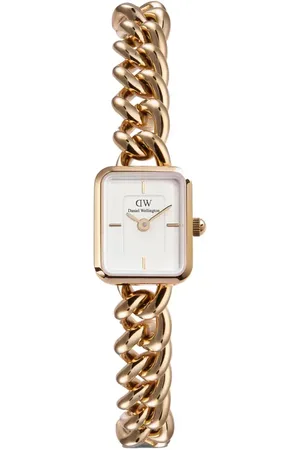 Daniel Wellington Jolie Chain Bracelet Watch, 15mm x 18mm in at Nordstrom