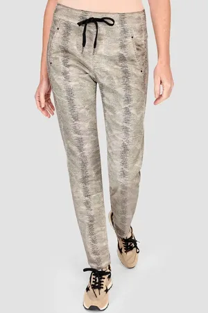 Alembika Snake skin print slim-fit stretch jeans in at Nordstrom, Size Small