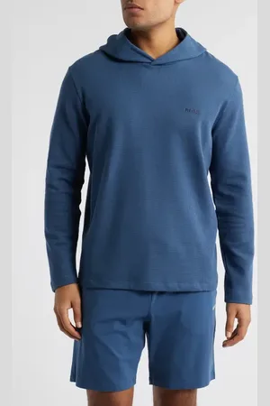 HUGO BOSS Waffle Lounge Hoodie in at Nordstrom, Size X-Large