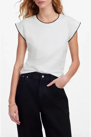 Madewell Sutro Stitched Muscle Tee in at Nordstrom, Size X-Large
