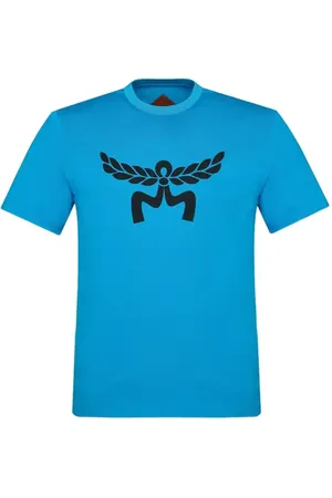 MCM Laurel Logo Print T-Shirt in Organic Cotton in at Nordstrom, Size Medium
