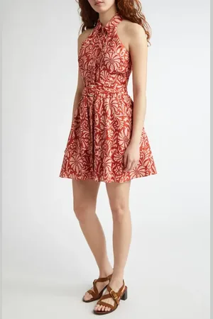 VERONICA BEARD Beau Floral Sleeveless Linen Shirtdress in at Nordstrom, Size 2
