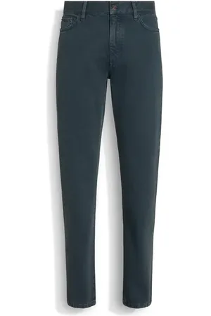Ermenegildo Zegna Roccia City Fit Stonewashed Jeans in at Nordstrom, Size 32