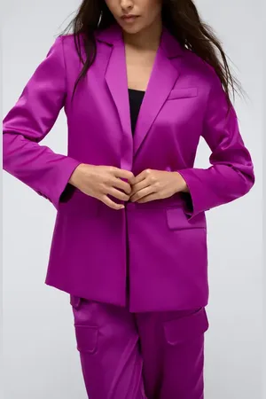 Kenneth Cole One-Button Satin Blazer in at Nordstrom, Size X-Large