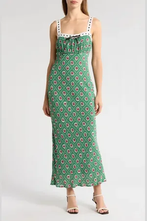 WAYF Magnolia Sleeveless Midi Dress in at Nordstrom, Size Medium
