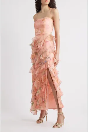Hutch Ruffle Maxi Dress in at Nordstrom, Size 14