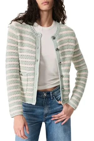 RAG&BONE Jace Stripe Cardigan in at Nordstrom, Size Large