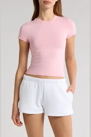 Florence By Mills Crewneck Stretch T-Shirt in at Nordstrom, Size Xx-Small