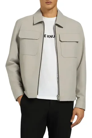 Moose Knuckles Jacques Water Repellent Shirt Jacket in at Nordstrom, Size X-Large