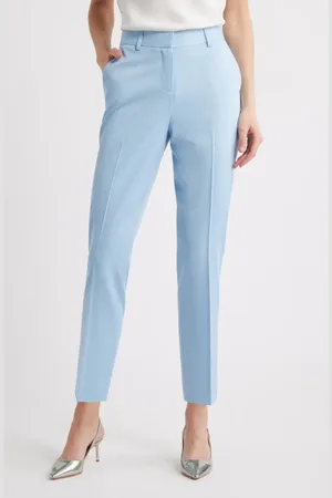 Tahari ASL Classic Pinstripe Straight Leg Pants in at Nordstrom, Size 8