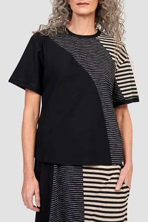 Alembika Sphere patchwork design crew neck tee in at Nordstrom, Size X-Large