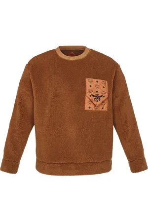 MCM Monogram Pocket Fleece Sweatshirt in at Nordstrom, Size Large Eu