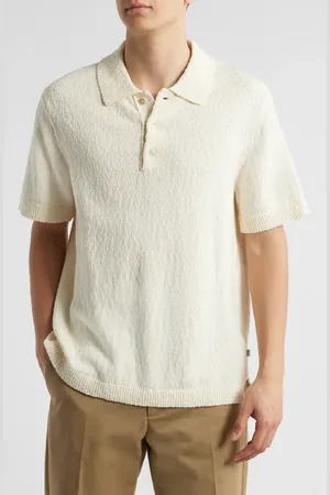 NN.07 Randy Jacquard Cotton Polo in at Nordstrom, Size Medium