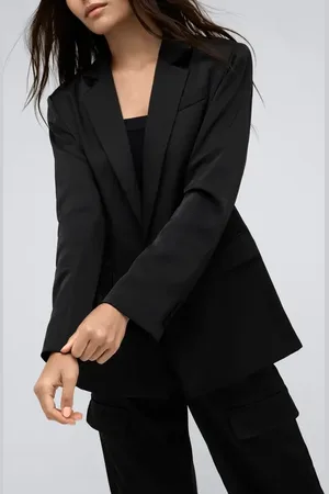 Kenneth Cole One-Button Satin Blazer in at Nordstrom, Size Medium