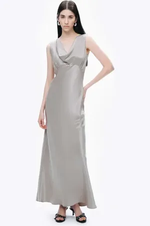 Nocturne Cowl Neck Maxi Dress in at Nordstrom, Size X-Small