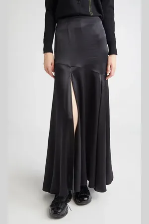 Simone Rocha Bias Cut Silk Satin Maxi Skirt in at Nordstrom, Size 6