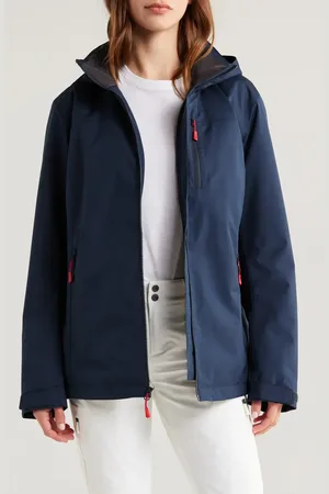 Helly Hansen Crew 2.0 Waterproof Midlayer Hooded Sailing Jacket in at Nordstrom, Size 1X